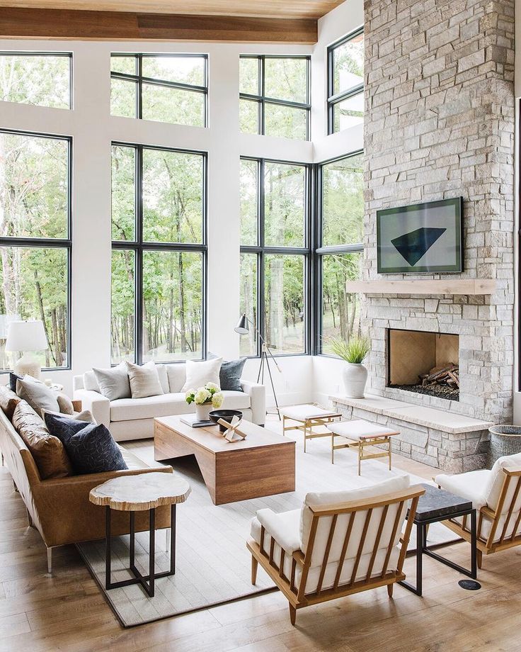 Modern home interior design visual